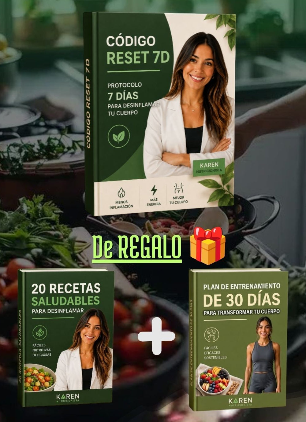 NIVEL I: CÓDIGO RESET 7 DÍAS - LIBRO DIGITAL + 2 libros de regalo 🎁